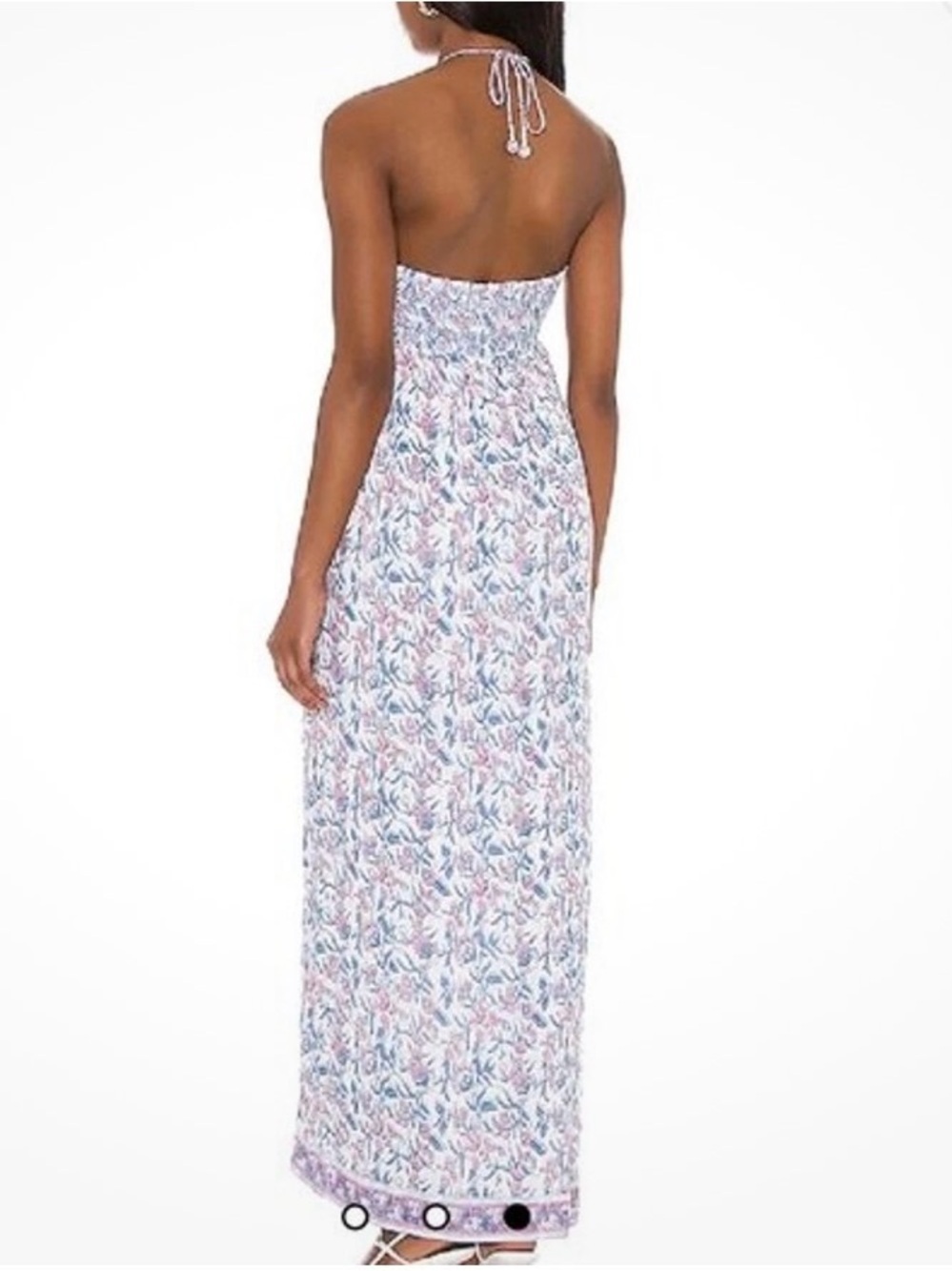 Saylor Topanga Strapless Maxi Dress in Lotus Floral Size Large - Picture 2 of 10
